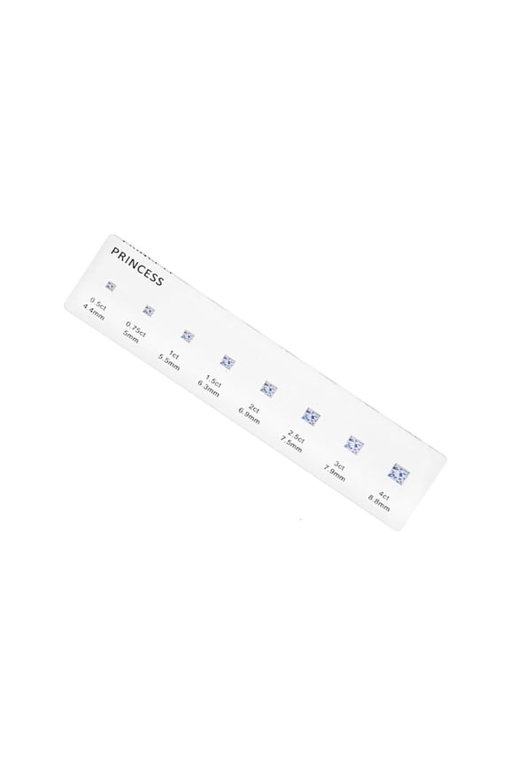 Practical Acrylic Finger Measurement Device For Wedding Band Sizing Accuracy