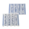 thumbnail image 1 of Osdhezcn Practical Nail Art Moulds Flower Theme Nail Art Template Moulds Silicone Texture, 1 of 10