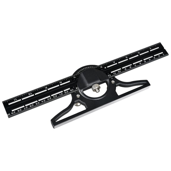 Osdhezcn Precise Combination Square Angles Ruler for Architects Carpentry and Woodworkers