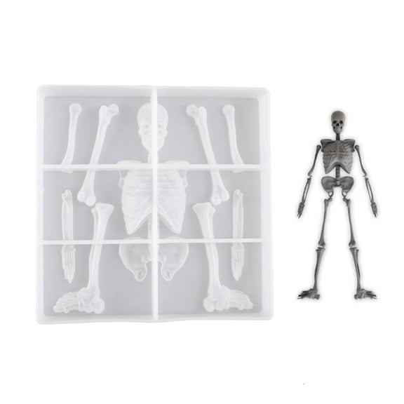 Osdhezcn Professional Silicone Skeleton Stand Mould Plaster Home Decoration Making Mould