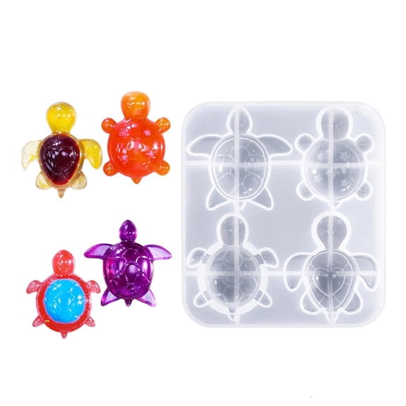 Osdhezcn Professional Tortoise Silicone Mold For Resin Concrete Cement Craft Projects