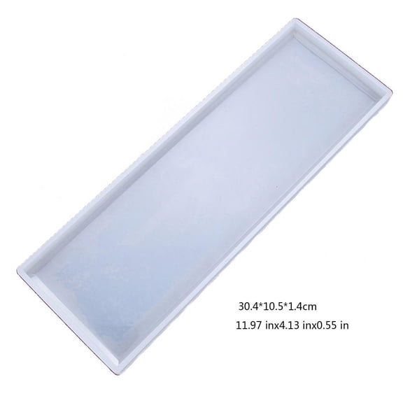 Osdhezcn Rectangle Rolling Tray Molds for Resin Soap Dish Making Casting Craft Gift