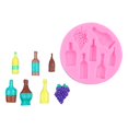 thumbnail image 1 of Osdhezcn Reusable Silicone Candy Molds Set Unique Liquor Bottle Designs Baking Craft Tool, 1 of 8