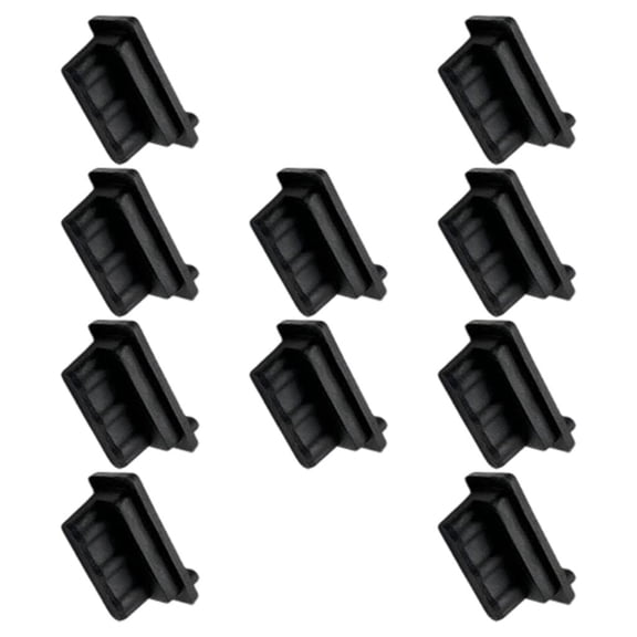 Osdhezcn Reusable Silicone USB Port Seal Plug Compactly Design USB Port Cover for PC Laptop Charging Port Protections 10pcs