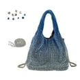 thumbnail image 1 of Osdhezcn Rhinestone Evening Purse Small Clutch Bucket Bag Sparkly Crystal Shoulder Bag, 1 of 21