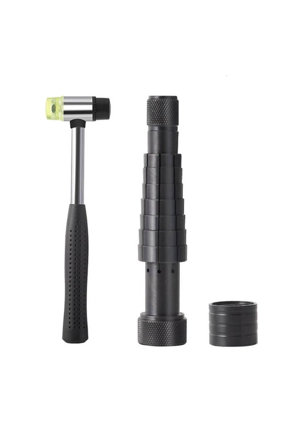 Ring Sizer Expander Enlarger Stick with Rubber Hammer Ring Stretcher Jewelry Making Tools for Ring Enlargement Repair
