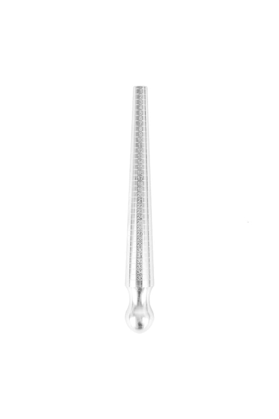 Ring Sizer Measuring Tool Set with Ring Mandrel Size 1-35 Metal Ring Sizing Kit