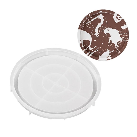 Osdhezcn Round Epoxy Resin Casting Molds Dish Moulds Perfect for Resin Casting Art Crafts