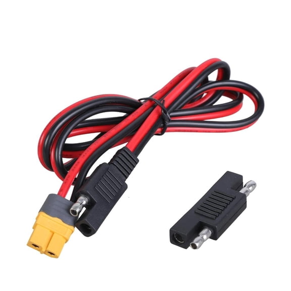 Osdhezcn SAE to XT60 Female Powers Extension Cable 14AWG for Solar Panel Connection