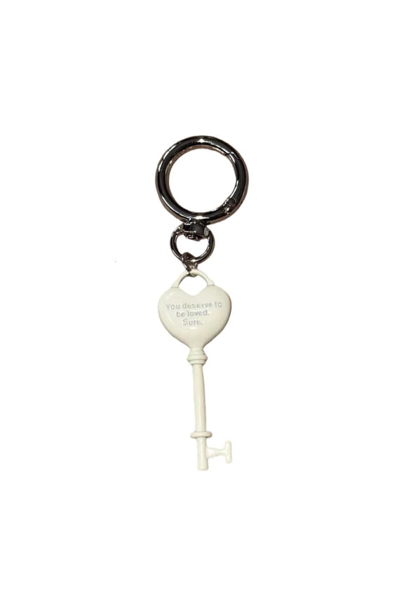 Sentimental Heart Shaped Key Fob Lightweight Design Versatile Keepsake For Loved Ones
