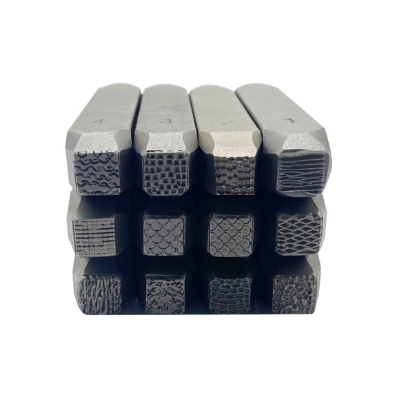 Osdhezcn Set of 12 Metal Chisels Jewelry Designing Tool Set Jewelry Crafting Tool