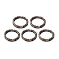 thumbnail image 1 of Osdhezcn Set of 5pcs Leopard Pattern Cloth Hair Rope Lightweight Construction High String Head Accessories Compact Carry Item, 1 of 20