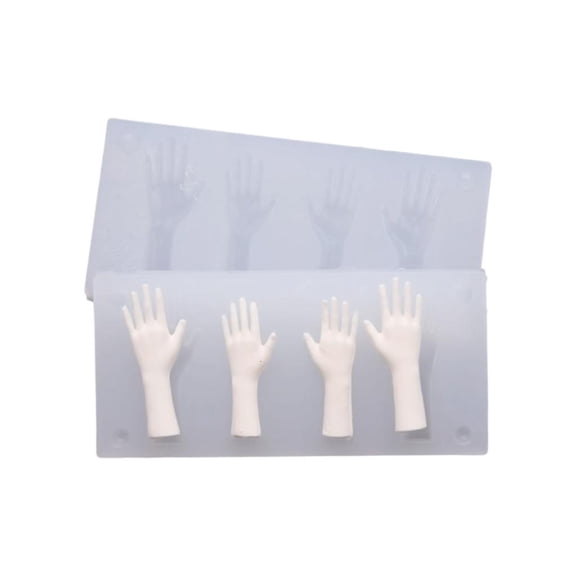 Osdhezcn Silicone Hand Mould Featuring Realistic Detail Ideal for Long Time Use Craft
