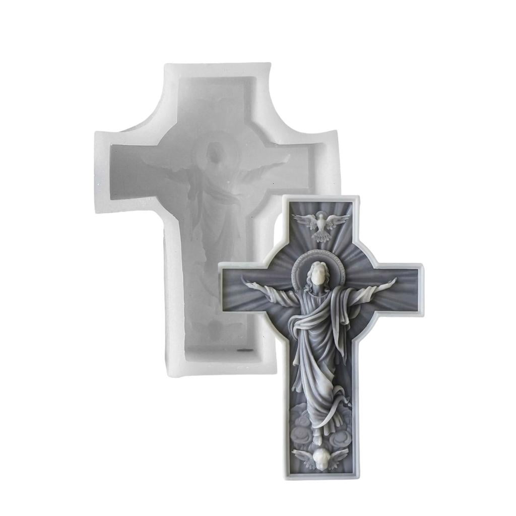 Osdhezcn Silicone Religious Themes Mold Candle Crafting Molds Perfect for Crafting Unique Scented Candle for Home or Studio Use