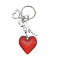 thumbnail image 1 of Osdhezcn Simple Crystal Heart Bowknot Keychain Pendant Keyring Ornament Key Holder, 1 of 12