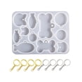 thumbnail image 1 of Osdhezcn Small Animal Tag Epoxy Resin Silicone Mold Pet Identity Tag Fish Casting Mold, 1 of 9