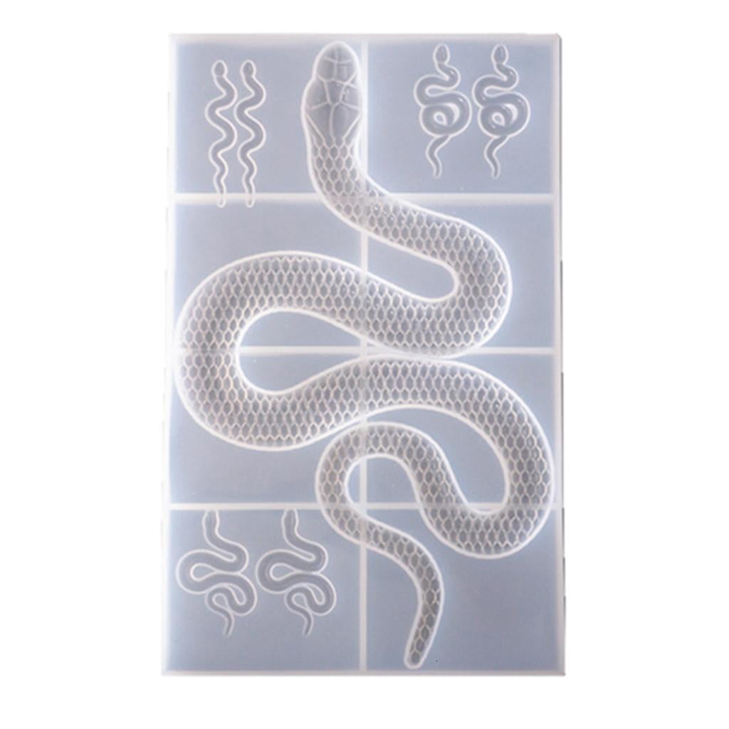 Osdhezcn Snake-shaped Tray Silicone Resin Mold is Suitable for Epoxy ...