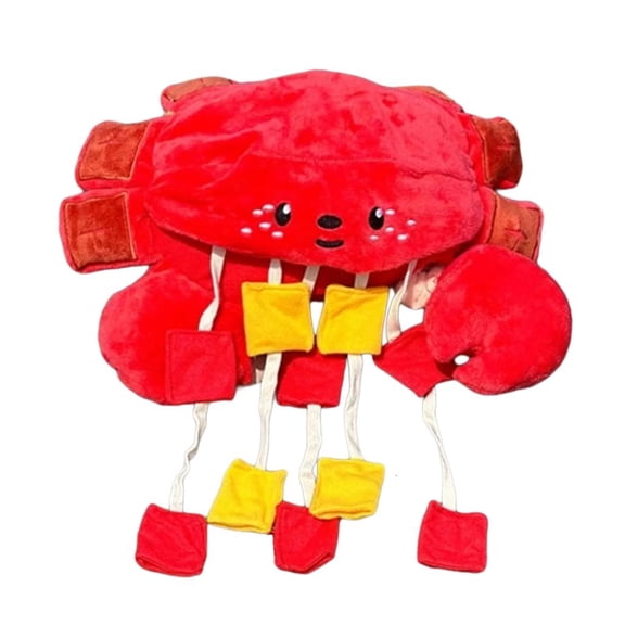 Osdhezcn Snuffle Dog Toy Squeaky Crabs Treat Dispensing Toy Chew Resistant Soft Chew Toy For Dog Encouraging Foraging Skill