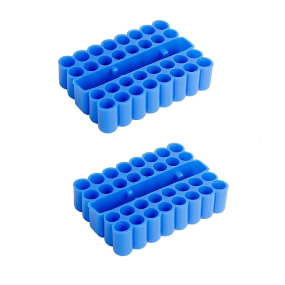 Osdhezcn Soft Rubber Drill Bit Storage Tray Organizer 32 Holes Screwdriver Bit Holder