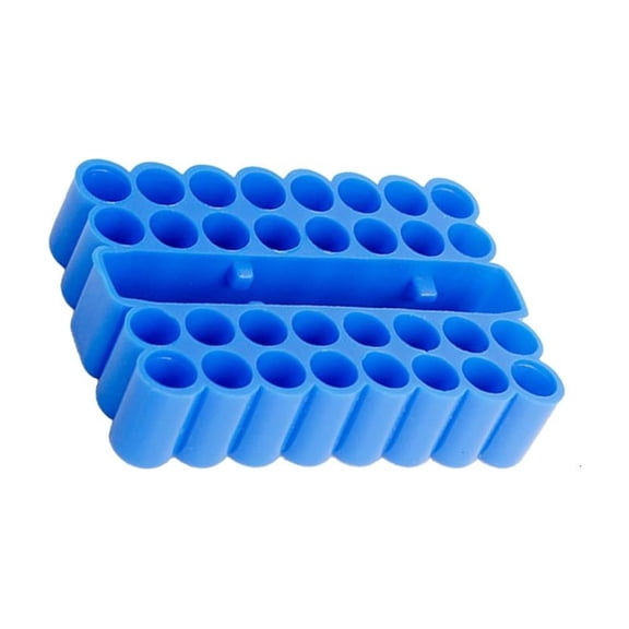 Osdhezcn Soft Rubber Drill Bit Storage Tray Organizer 32 Holes Screwdriver Bit Holder