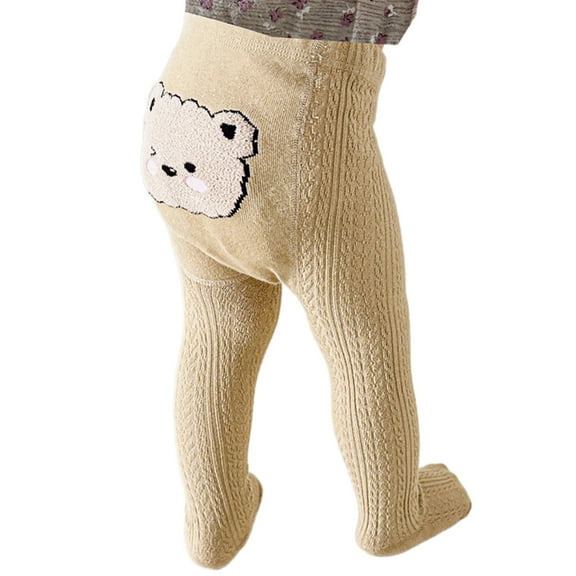 Osdhezcn Soft and Breathable Girls Leggings Comfortable Kids Long Tights Spring Autumn Baby PantyHose for Indoor Outdoor