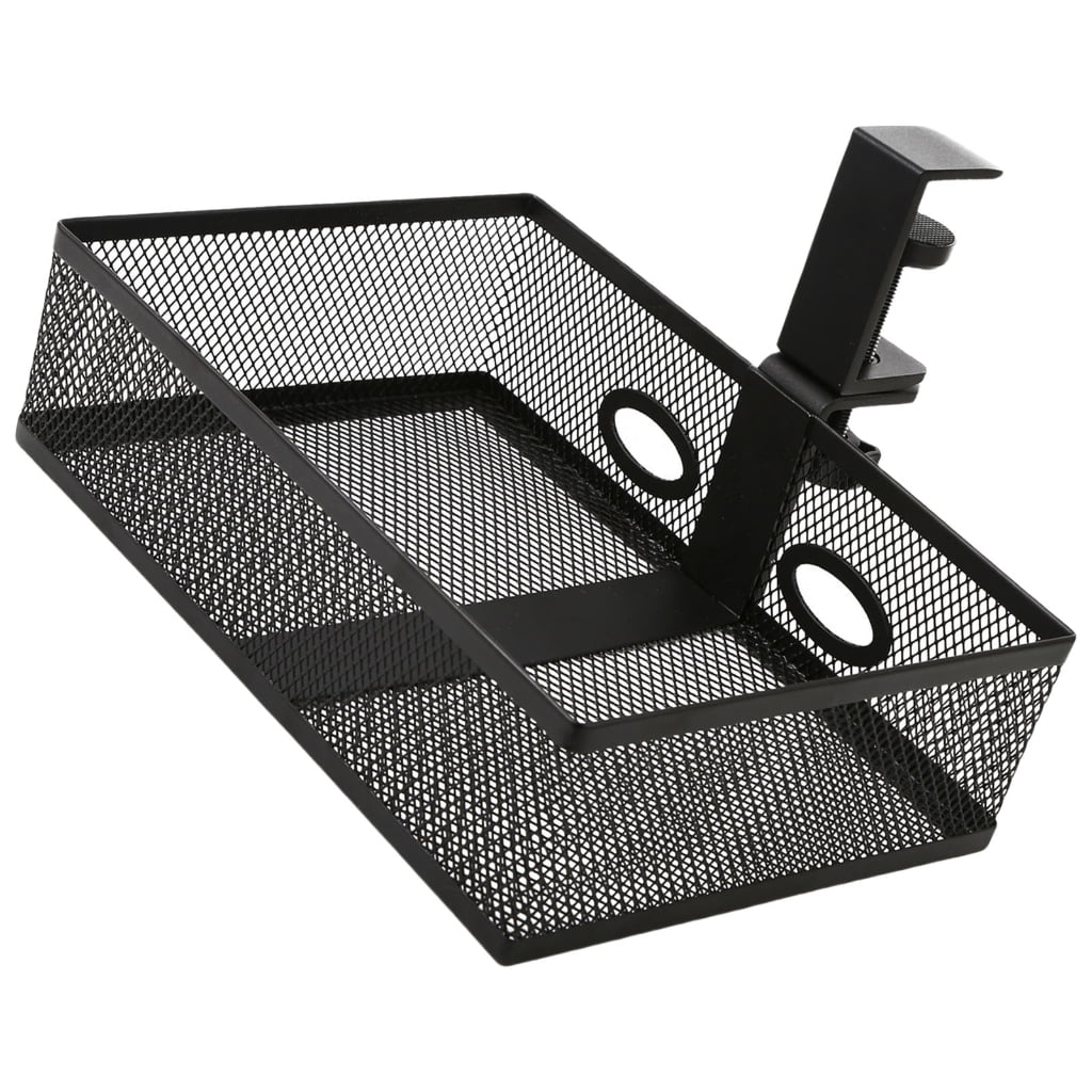 Osdhezcn Space Saving Under Desk Drawer Organizer Tray Multifunctional Metal Wire Basket