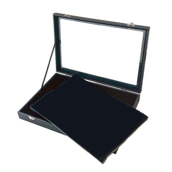 Osdhezcn Sturdy Tabletop Medals Display Shadow Box Functioanl Large Plush Pin Organizers