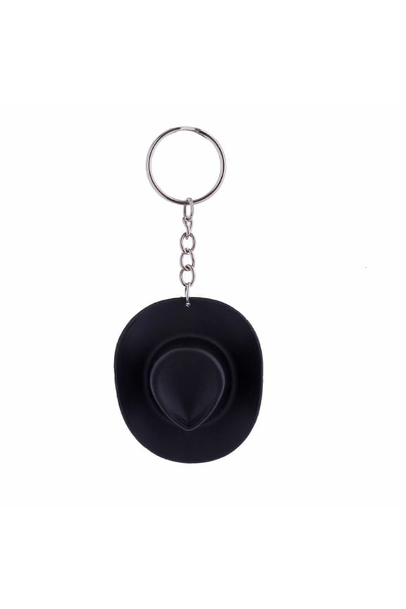Stylish Cowboy Hat Keychain Pendant Western Tribal Keyrings Accessories