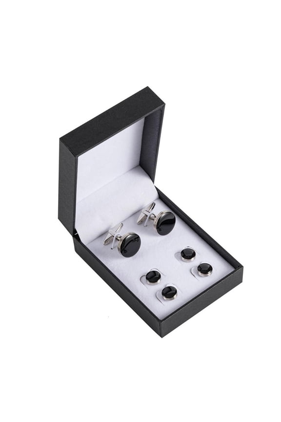 Stylish Cufflink Jewelry Case For Business Travel Compact Plastic Storage Solution