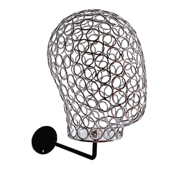 Osdhezcn Stylish Metal Mannequin Head Stand Organizers For Caps Headdress And Headphones