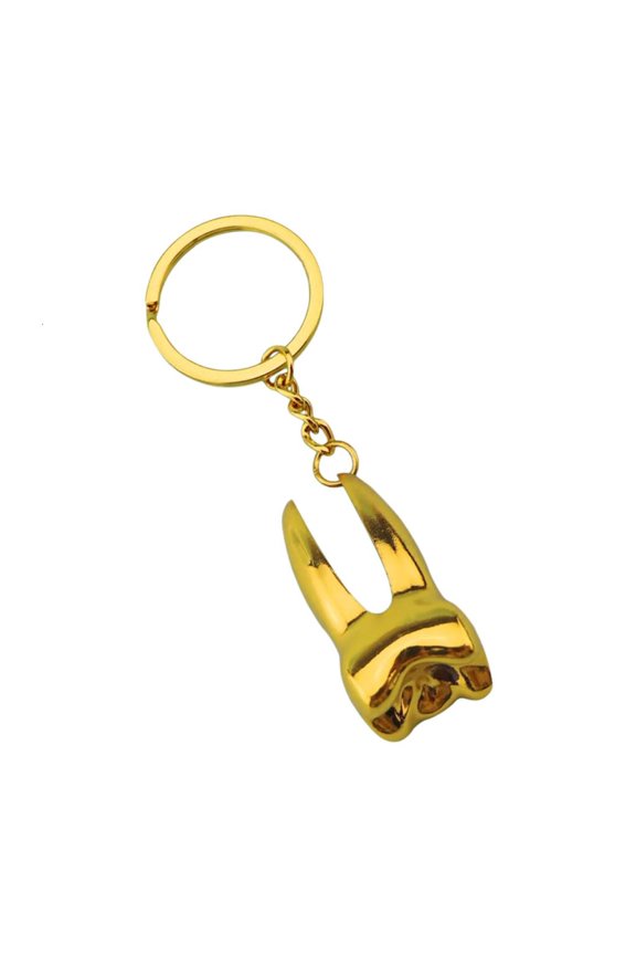 Stylish Tooth Keychain With Realistic Designs for Dental Practitioners