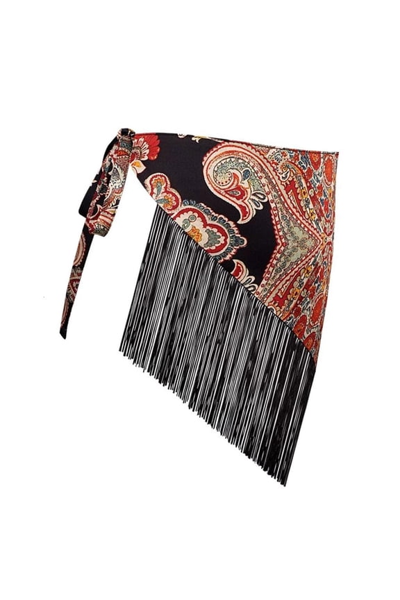 Tassels Trim Sarong Wrap Beach Cover Up Lightweight Exotic Scarf For Women
