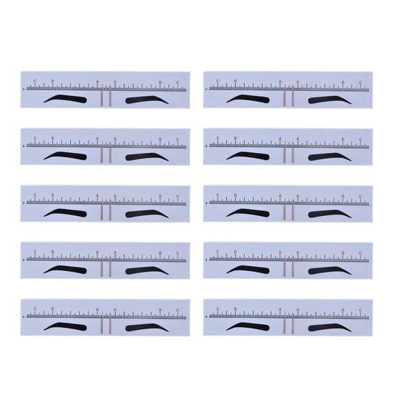 Sticker Brow Ruler Osdhezcn TattooEyebrow Ruler Sticker Shape Tool Brow Styling ...