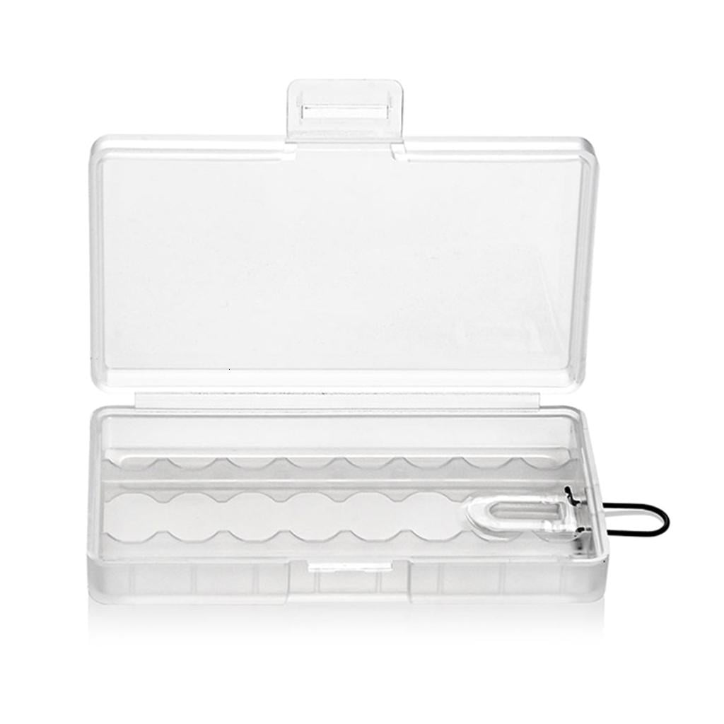 Osdhezcn Transparent 3A Battery Case Holder for Easy Viewing and ...