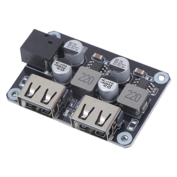 Osdhezcn Two USB Car Chargers Module QC3.0 QC2.0 Fast Charging 6V to 32V Input 24W Output