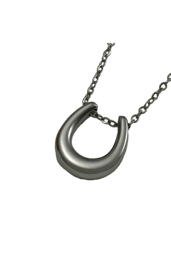 U shaped Choker Necklace Valentine Jewelry Gifts Horseshoe Pendant Necklace