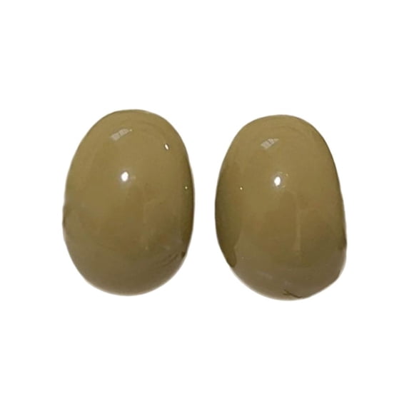 Osdhezcn Unique Fashion C Shaped Resin Earrings Studs Earrings for Fashion Women Comfortable for Daily Wear and Own Expression