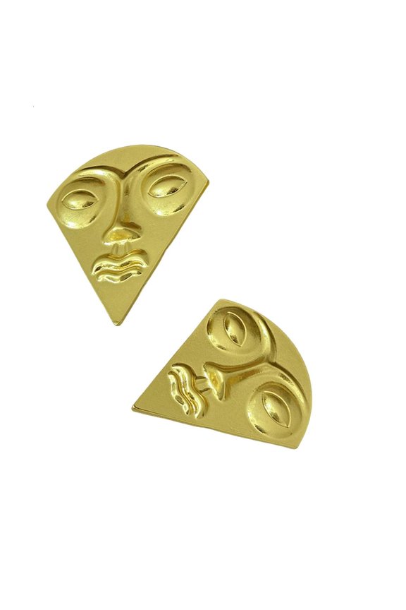 Unique Triangle Face Earrings with Eye Catching Designs for Trendy Women