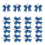 Osdhezcn Versatile Cheerleading Bowknot Charm Chic Keychain with Sparkles and Rhinestones for Phone Chain or Bag Decoration