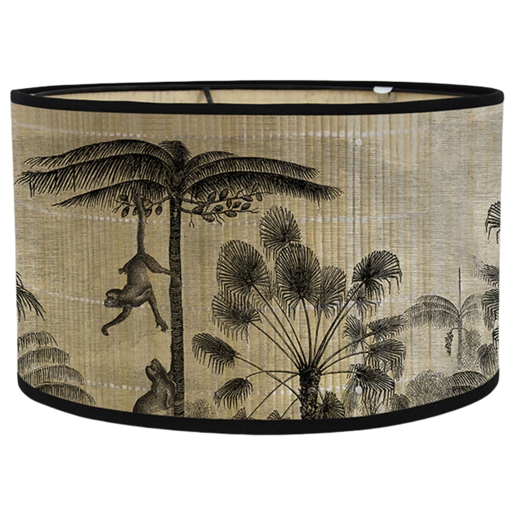 Osdhezcn Vintage Drum Print Lampshade Light Shade Decorative Light Cover Chandeliers Floor Light Shades for Table Lamp Pendant