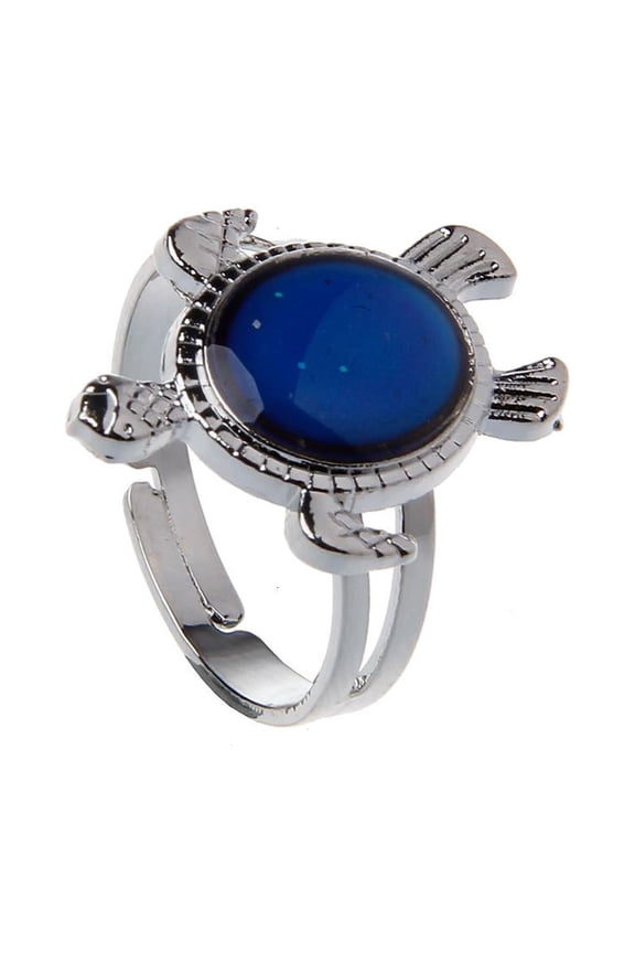 Vintage Magic for Turtle Color Change Mood Rings Emotion Feeling Temperature Rings Jewelry Accs All-match for Couples