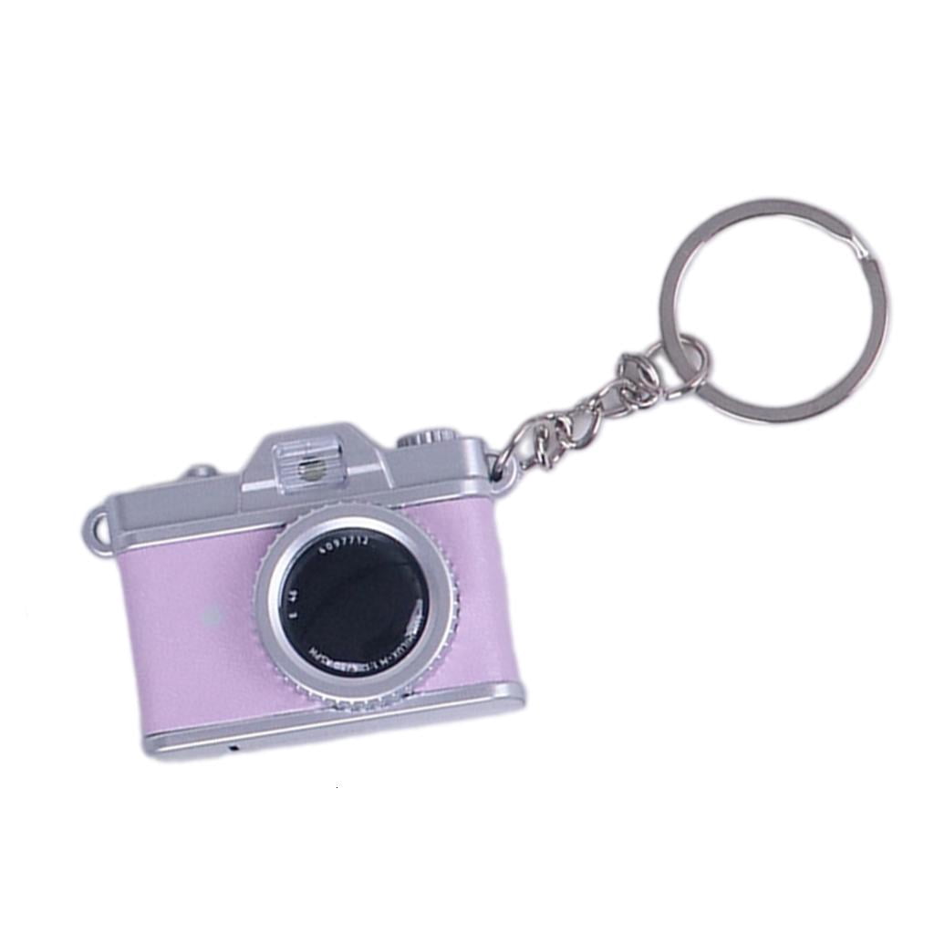 Osdhezcn Vintage Style Mini Camera Keychain Pendant With Light And ...
