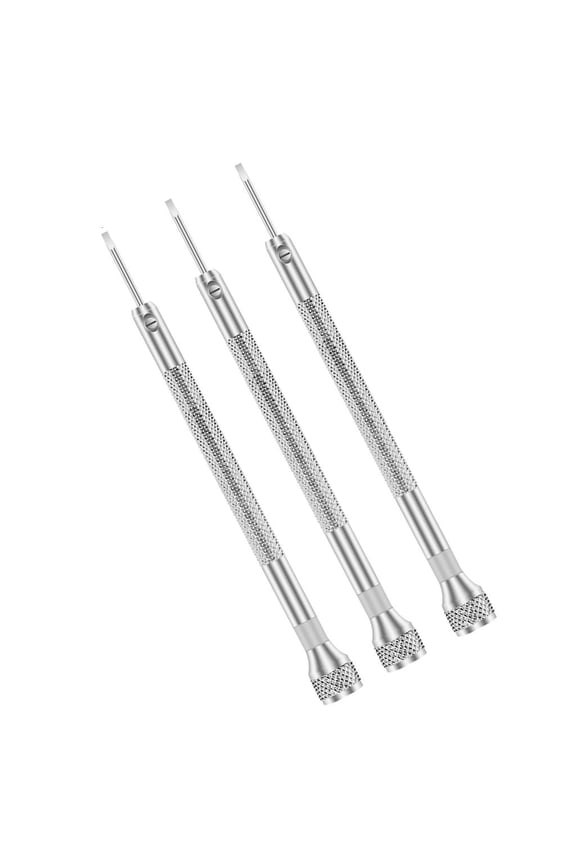 Watch Repair Screwdriver Specialists Band Removal Set Of 3 Interchangeable Blade High Strength Aluminum Construction