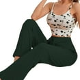 thumbnail image 1 of Osdhezcn Women Printed Pajamas Set Printed Sleeveless Pj Set Matching Outfits Tanks Top and Pants Loungewear Casual Sleepwear, 1 of 17