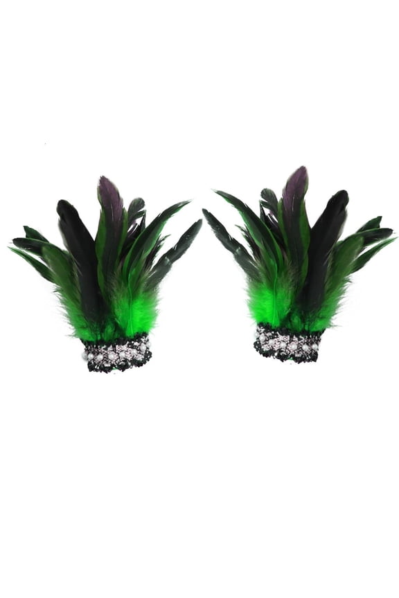 Wrist Sleeve Bangle Wristband Anklet Decors Hair Accessories Feather Wrist Cuffs