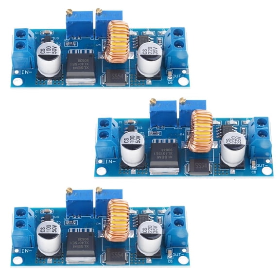 Osdhezcn XL4015 Adjustable Output Step Down Power Supply Board with Thermals Protections for Embeddeds Systems and Chargers