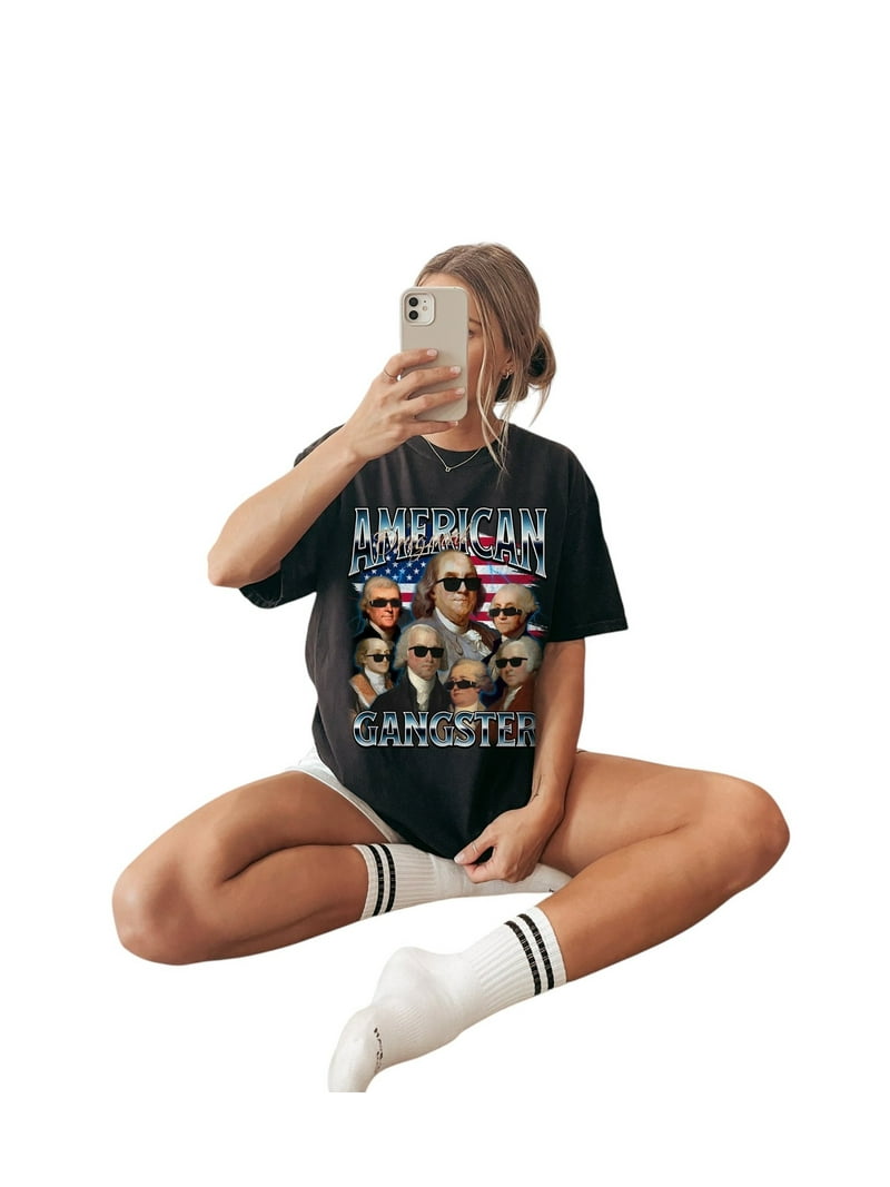 Osec 4th of July Vintage 90s Bootleg Rapper T Shirt American