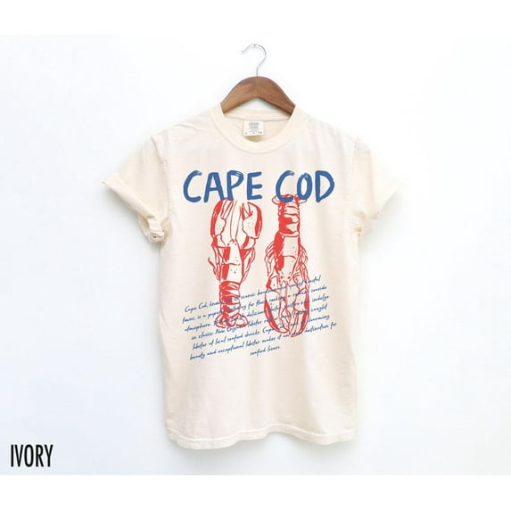 Osec Cape Cod Shirt, Lobster Tshirt, Fisherman Aesthetic, Retro Summer Shirt, Coastal Shirts, Vintage Beach Style, Vacation Shirt, Lobsters Tee
