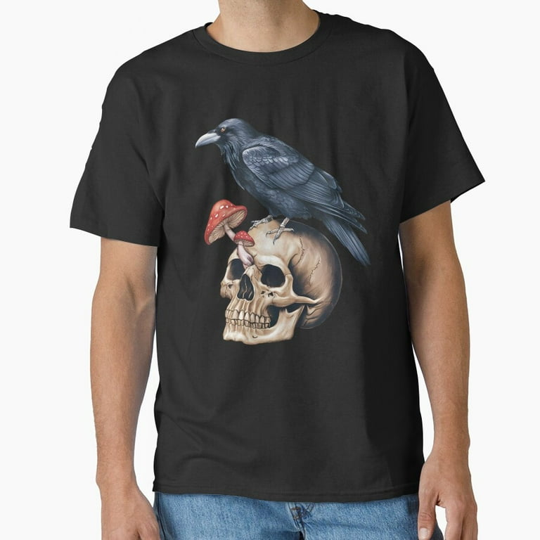 Crow T-Shirt Raven Tee Shirt Bird Lover Gift Crow T-Shirt Raven Tee Shirt Bird Lover Gift