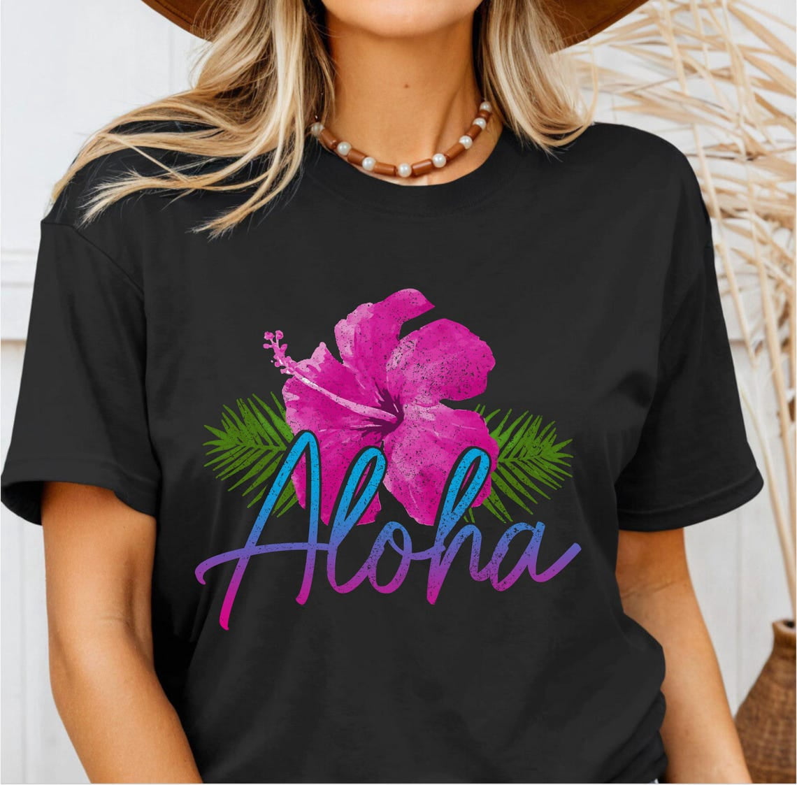 Jerry Style Aloha Hula Pinup Girl Vinyl Decal - 5" Bumper Or Window Sticker, Hawaii Theme